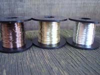 Sample Pack 0.315mm Champagne / Gunmetal / Silver Plated KNITTING Wire