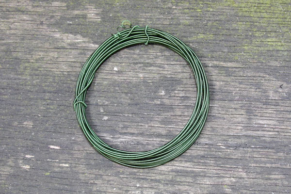 4 Metre Coil 0.9mm WINE Silk Covered Aluminium Wire