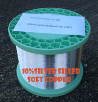 SILVER FILLED / CLAD COPPER 10% Ag SOFT