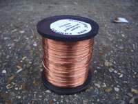 RED 500g 1.25mm 18 swg  SOLDERABLE ENAMELLED COPPER WINDING WIRE 